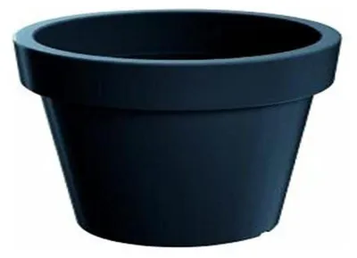 Image de Pot de fleurs moderne en anthracite, pour intérieur et extérieur
