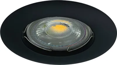 Productafbeelding van Inbouwspots, inbouwlamp DITO DS02B, zwart, mat, rond, max. 35W, exclusief lamp