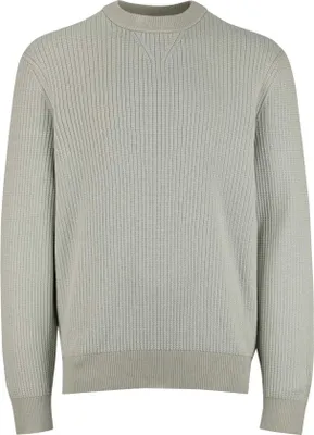 Produktbild von BOSS Orange Pullover Rundhals grün gestrickt
