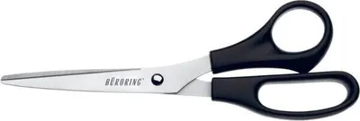 Produktbild von Büroring Büroschere 21 cm, Rechtshänder, Edelstahl, ergonomischer Kunststoffgriff