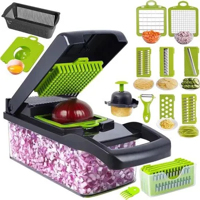 Zdjęcie produktu dla Krajalnica do warzyw z różnymi wzorami cięcia