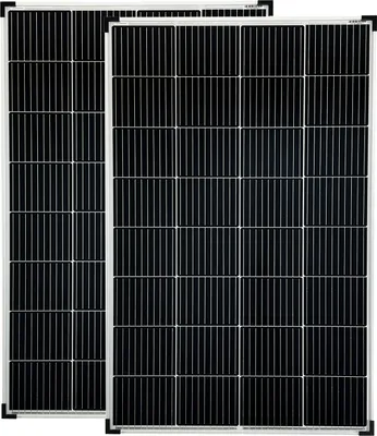 Produktbild von 2x 180 Watt monokristallin Solarmodule Solarpanele Wohnmobil Garten Camping