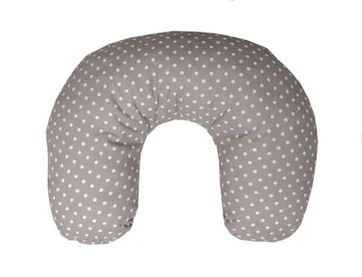 Produktbild von EMI&SAM Ersatzbezug 60x50cm Stillkissenbezug Lagerungkissen 16. Grau - Dots