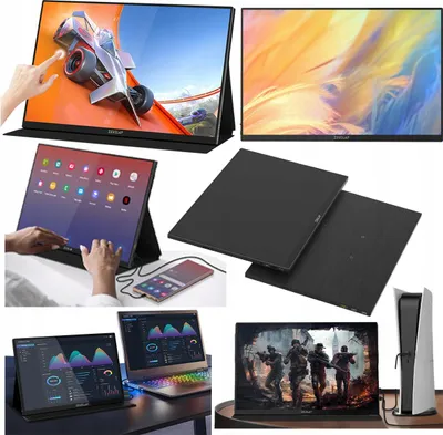 Zdjęcie produktu dla Monitor Przenośny Do Laptopa Telefonu 16" Dotykowy 2,5k Qhd Zeuslap P16kt