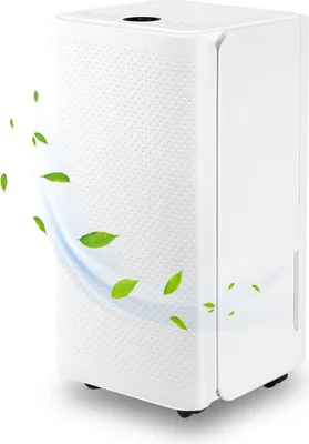 Image de Hebitod Déshumidificateur 16L/jour avec minuterie 24H, déshumidificateur d'ambiance réservoir d'eau 2L Déshumidificateur domestique silencieux pour pièces jusqu'à 25 m²