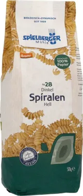 Produktbild von Dinkel - Spiralen hell DEMETER 500g