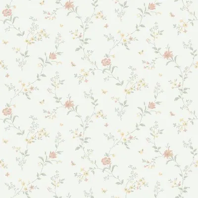 Obrázok produktu pre Borastapeter Tapeta kvety biela a žltá - 660149 - 53 cm x 11,2 m