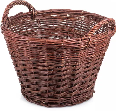 Produktbild von JIPRO® Garten- und Holzkorb aus Weide Madera IV. - Weidenkorb - Ø 52(cm) x H 75(cm)