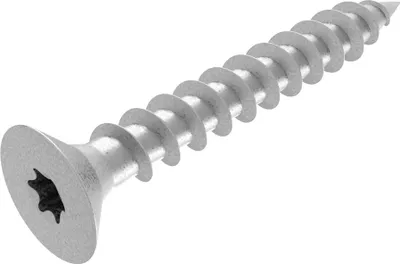 Immagine prodotto di SECCARO Vite per pannelli truciolari 4,5 x 30 mm, acciaio zincato, vite per legno con filettatura completa, TX / cava esalobata, 250 pezzi