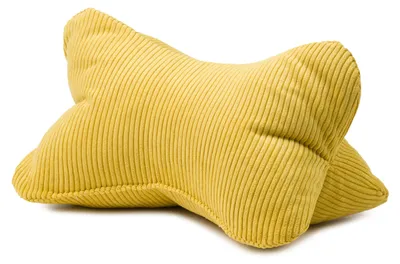 Zdjęcie produktu dla Poduszka podtrzymująca – 45 x 45 cm – żółta – poliester