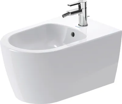 Produktbild von Wand-Bidet ME by Starck m ÜL m HLB 370x570mm 1 Hahnloch weiß weiß