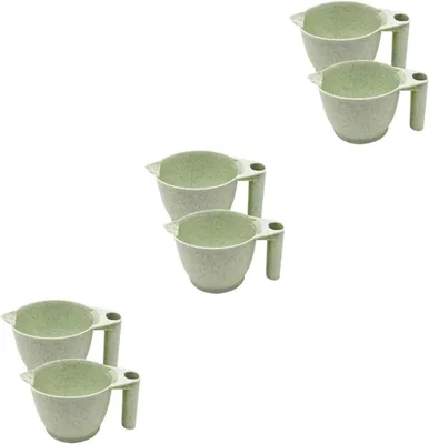 Produktbild von 6-teiliges professionelles Haarmischschalen-Set, umweltfreundliche Schalen für Salons, Haarfärbemittel und Strähnchen