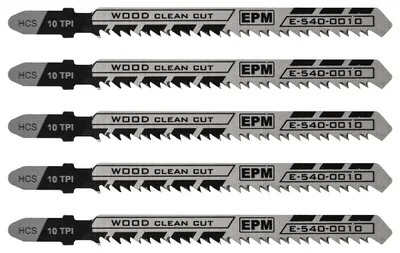 Produktbild von Stichsagsägeblatt 74 Mm, 10 Zähne Pro Zoll, Für Holz, T101Br, 5 Stück – E-540-0010