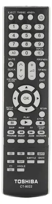 Obrázek produktu pro Náhradní dálkové ovládání k televizoru CT 8022 Dálkové ovládání pro Toshiba CT 8022 CT 90374 32DB833 42DB833