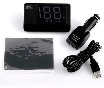 Produktbild von Trebs 99742 GPS Head-up-Display fürs Auto Geschwindigkeitswarnung 12 V