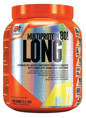 Produktbild von Long 80 Multiprotein Proteinpulver, Vanille, 1000 g