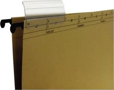 Produktbild von Vollsichtreiter Hängeregistratur transparent 50 St./Pack.