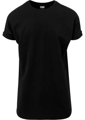 Obrázok produktu pre Urban Classics – Pánske tričko s vyhrnutými rukávmi TN417 (3XL) (čierne)