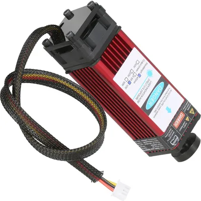Produktbild von moduł laserowy 10W 450nm Głowica laserowa do grawerowania Regulowana ogniskowa Wysoka precyzja grawerowania Tworzywo sztuczne Skóra Drewno Akryl do grawerowania laserowego Maszyna do cięcia ploterem CNC