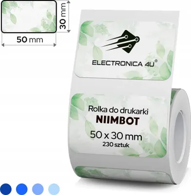 Obrázok produktu pre Samolepiace termálne štítky pre Niimbot B1 B21 B3S B31 50x30