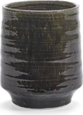 Produktbild von Serax Blumentopf Grün-Dunkelgrün D 18 cm H 21 cm