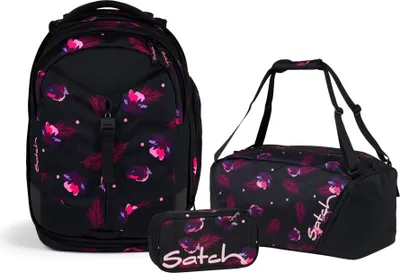 Produktbild von Satch Schulrucksack-Set MATCH Mystic Nights, Mäppchen + Sporttasche