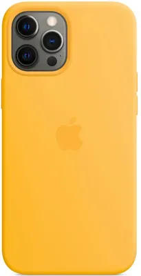 Immagine prodotto di Custodia Apple iPhone 12 Pro Max - Silicone - Custodia morbida/copertura posteriore - Giallo