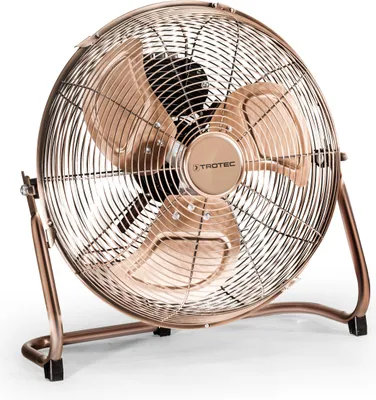 Produktbild von TROTEC TVM 13 Bodenventilator Kupfer Design Ventilator/ Windmaschine | 3 Geschwindigkeitsstufen | 44 Watt Leistung | Durchmesser 35 cm