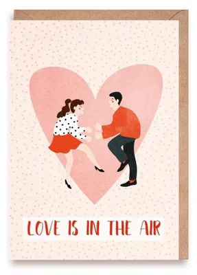 Produktbild von Valentinstagskarte „Love is in the Air“, Öko-Umschlag – Cardie