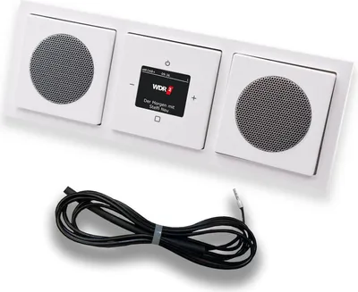 Produktbild von BUSCH JÄGER DAB+ Radio 8215U-101 + 2x Lautsprecher Future Studioweiß