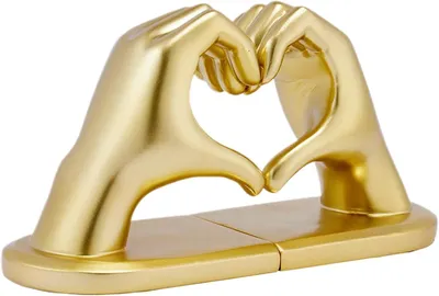 Productafbeelding van Gouden decoratieve boekensteunen van hars als boekstoppers