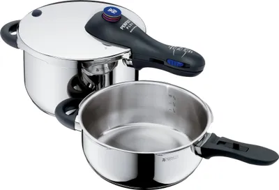 Produktbild von WMF 0793929990, Schwarz, Edelstahl, Edelstahl, Edelstahl, Schwarz, Edelstahl, Keramik, Gas, Induktion