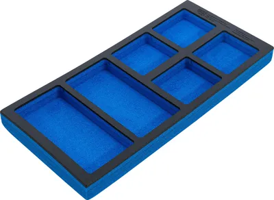 Produktbild von BGS 74361 | Werkstattwageneinlage 1/3, leer: 6 Ablagefächer | 408 x 189 x 32 mm