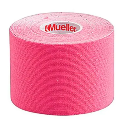 Zdjęcie produktu dla Kinesiology Tape Mueller bawełniana, oddychająca 5 cm x 5 m różowa