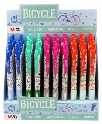 Produktbild von M&G Bicycle Automatik-Kugelschreiber 0.5 mm Blau