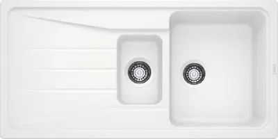 Produktbild von Blanco Sona 6 - Silgranitspüle, 1000x500 mm, weiß 519855