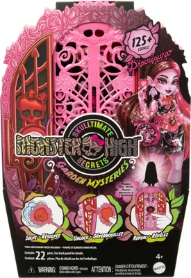 Zdjęcie produktu dla Monster High Lalka Straszysekrety Ogrodowe Zagadki Draculaura Hyt72