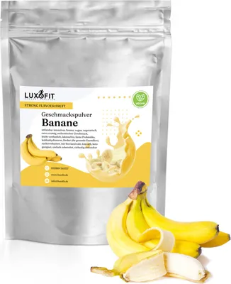 Produktbild von Banane Geschmackspulver Fruit Flavour kalorienarm 300 g
