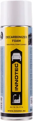 Immagine prodotto di INNOTEC Decarbonizer Foam 500 ml – Detergente industriale in schiuma per la rimozione efficace di fuliggine, olio e depositi dalle superfici metalliche