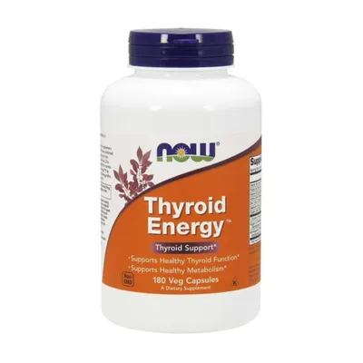 Produktbild von NOW Foods - Schilddrüse Energie, Schilddrüse Komplex, Jod, 180 vkaps