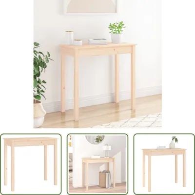 Produktbild von The Living Store Konsolentisch 80x40x75 cm Massivholz Kiefer