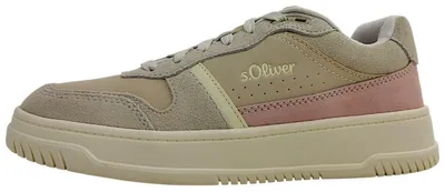 Produktbild von s.Oliver sportlicher Schnürer Beige in Gr. 36