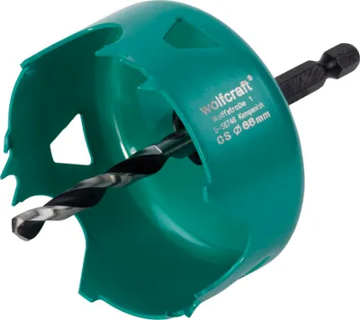 Obrázek produktu pro Wolfcraft 105 mm pila na otvory z uhlíkové oceli s rukojetí