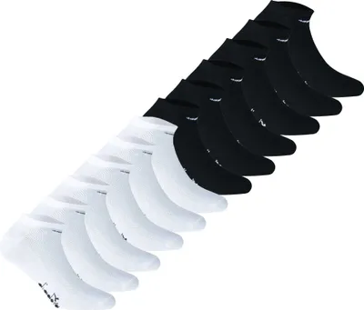Produktbild von Diadora Uni Sneaker Socken, 12er Pack - Socken, Mercerisierte Baumwolle, Logo, einfarbig Weiß/Schwarz 39-42