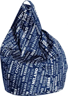 Produktbild von Esidra Pouf Aariel blau, 80x80x120 cm, bis 90 kg