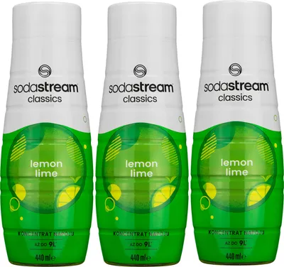 Produktbild von 3x Syrop SodaStream Cytryna Limonka 440ml