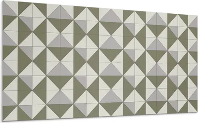 Produktbild von Muster Aus Geometrischen Dreiecken – Selbstklebende Fliesen – Wandverkleidung – Wandpaneel – PVC Fliesen – Vinylflisen – PCV Flisen – Selbstklebend – Wanddeko – 10 Stück 100 x 50 cm
