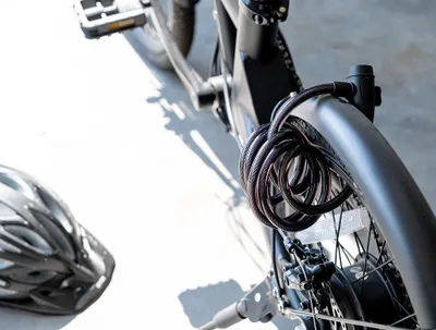 Image de BRÜDER MANNESMANN M41156 BRÜDER MANNESMANN Antivol à câble pour vélo, longueur : 1,8 m