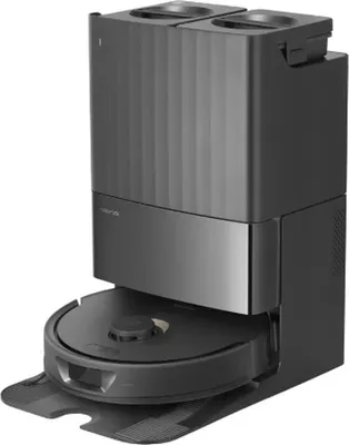 Produktbild von Roborock Qrevo MaxV, Beutellos, Schwarz, Rund, 63 dB, 0,33 l, 0,08 l