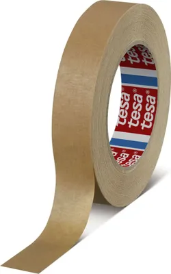 Produktbild von 16 Rollen tesakrepp 4309 Temperaturbeständiges Papierabdeckband, 50 m x 25 mm, braun